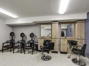 Beauty and barber salon